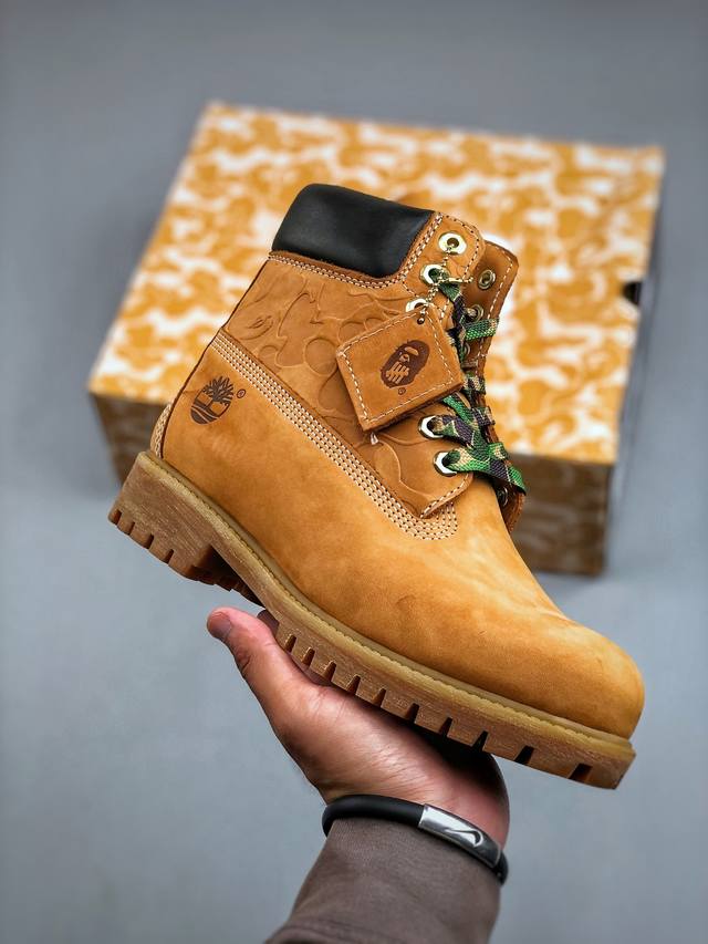 New Arrival# Original channel collaboration: Timberland, Bape, and Undefeated. T