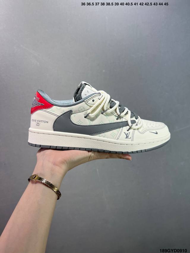 Company-level Nike Air Jordan 1 Low custom color Custom Aj joint-high-end custom