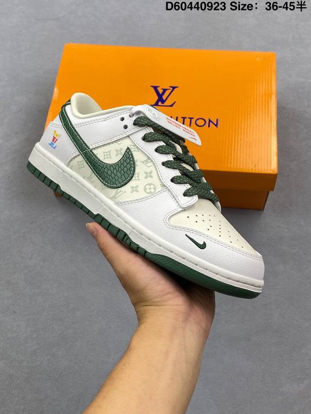 Overseas hit limited edition! High-end customized Nike SB Dunk Low "Supre co-br