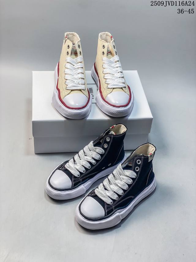 Genuine Mihara Yasuhiro Hank sports low-top Mmy fashion canvas sneakers Size: 3