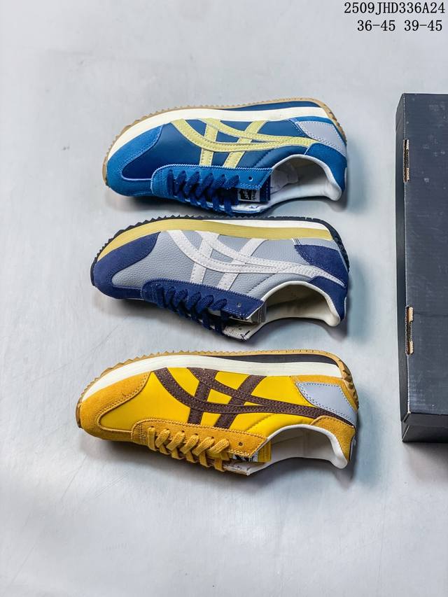 Onitsuka Tiger Edr 78 Beige Yellow Korean Casual Shoes Forrest Gump Shoes Size: