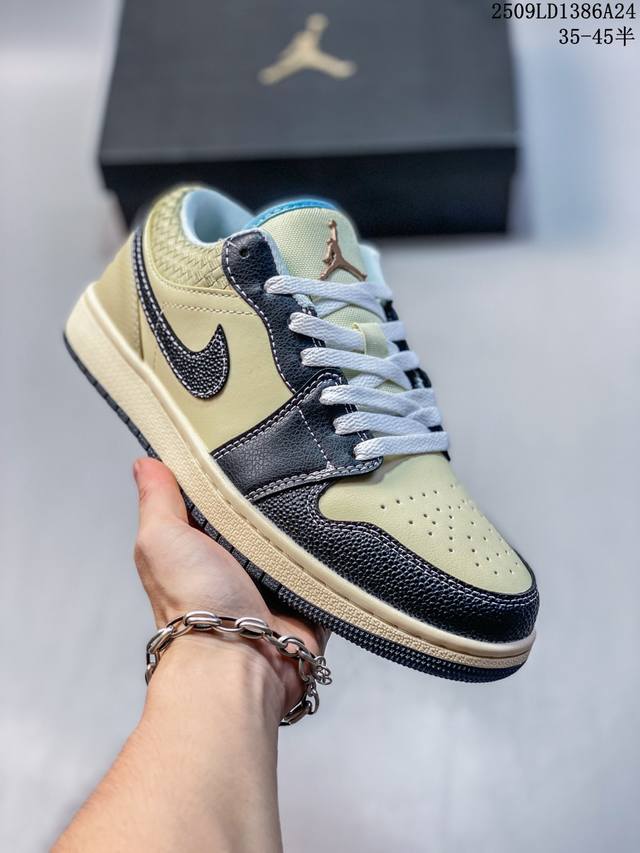 #Special Offer! Nike Air Jordan 1 Low, Top-Layer Stitching, Long-Term Restock. A
