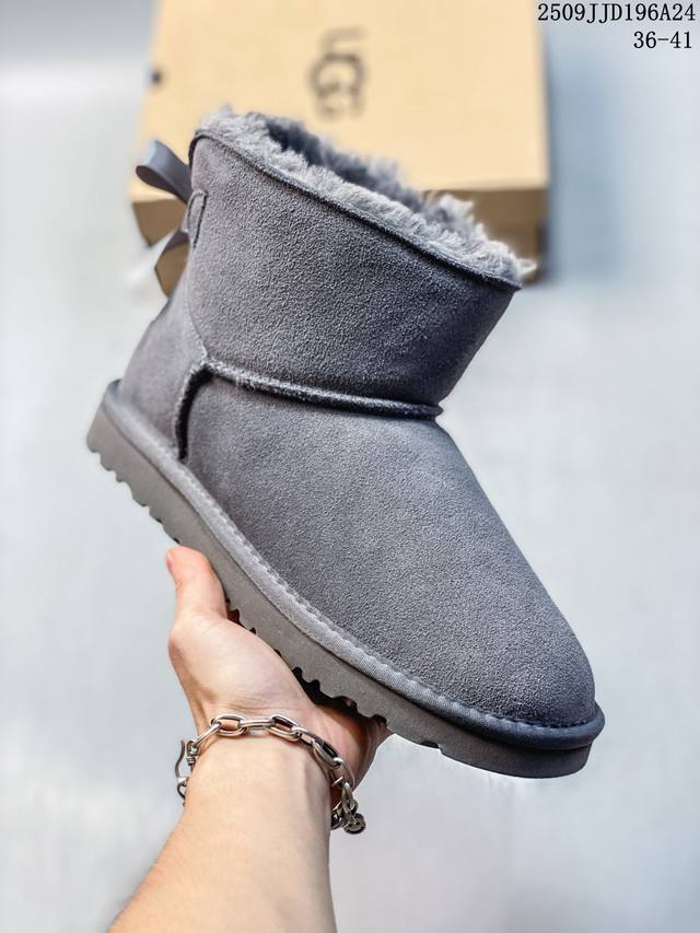 h #Waterproof Edition Ugg 6109 classic autumn and winter sheepskin snow boots ma