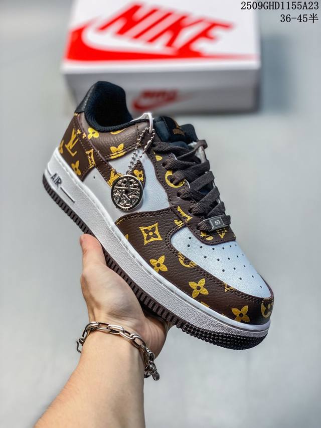 Limited overseas sale! Company-level Nike Air Force 1 '07 Low "LV Joint Classic