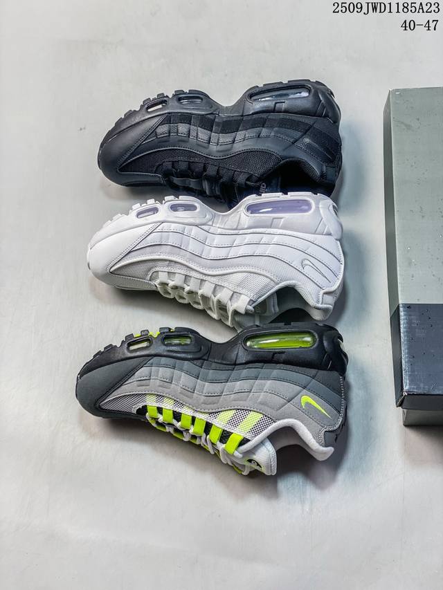 Authentic label with half size Nike Air Max 95 men's and women's fashionable cu