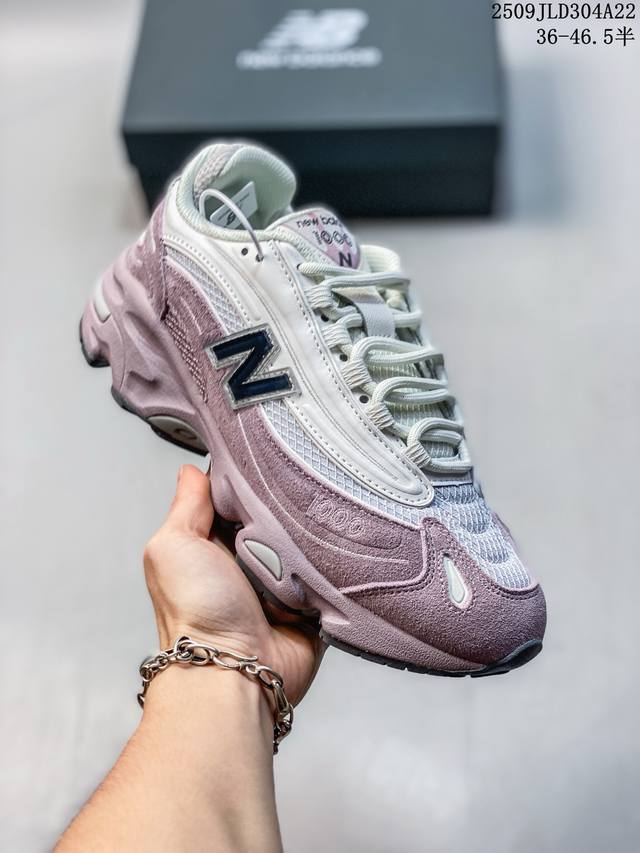 Genuine label with half size New Balance Nb1000 green and white men and women c