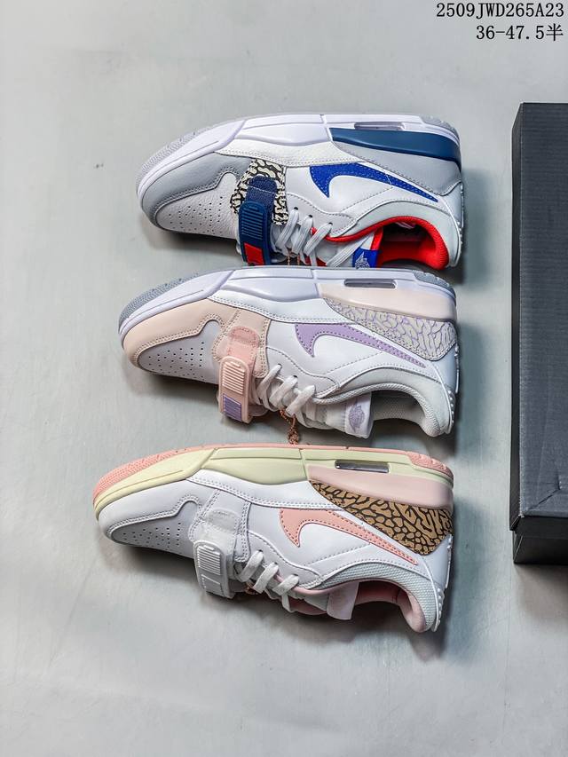 Authentic label with half size Air Jordan Legacy Aj312 low-top shoe is made of