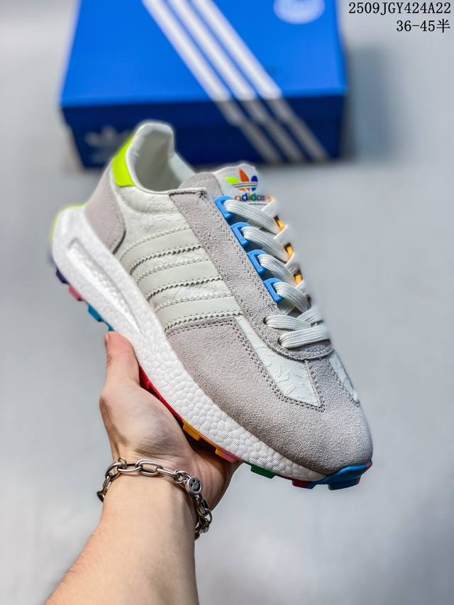 Adidas Originals Retropy E5 Popcorn Speed Lightweight Retro Series Versatile Br