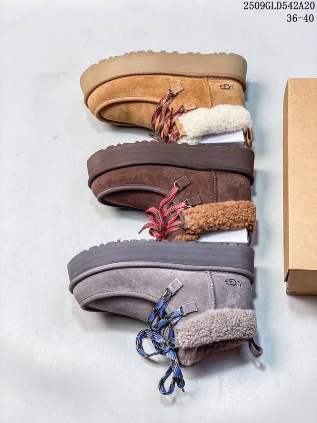 Ugg 1116109 Classic Ultra Mini Winter Fur Warm Snow Boots Fur Ankle Boots Size: