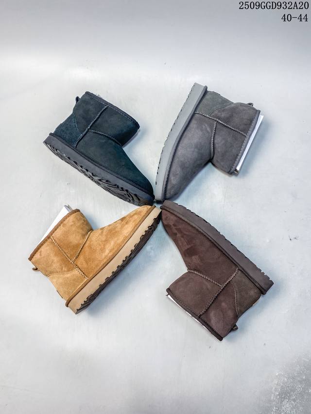 Ugg 1116109 Classic Ultra Mini Winter Fur Warm Snow Boots Fur Ankle Boots Size: