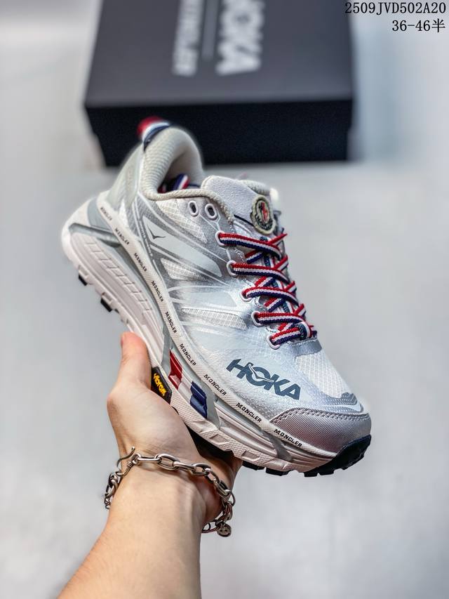 Hoka One One Mafate Speed 2 Moncler joint height-increasing retro running shoes