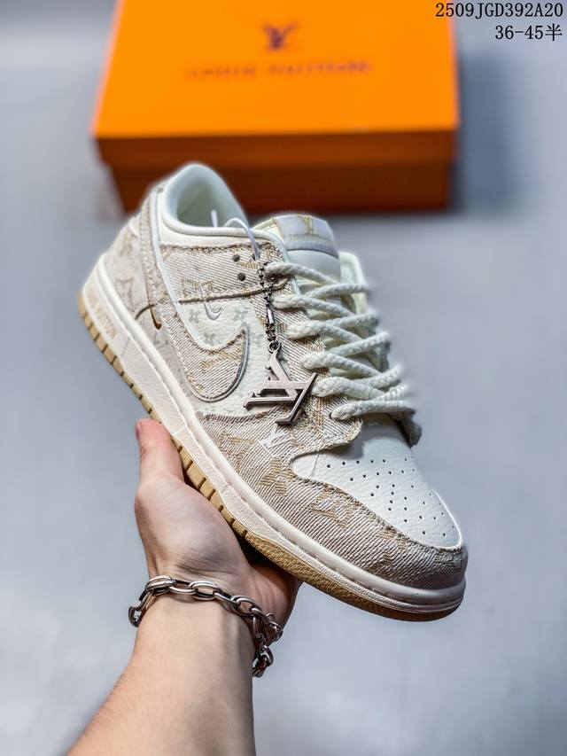 Nike Sb Dunk Low "Gucci co-branded smoky gray blue hook" anniversary high-end cu