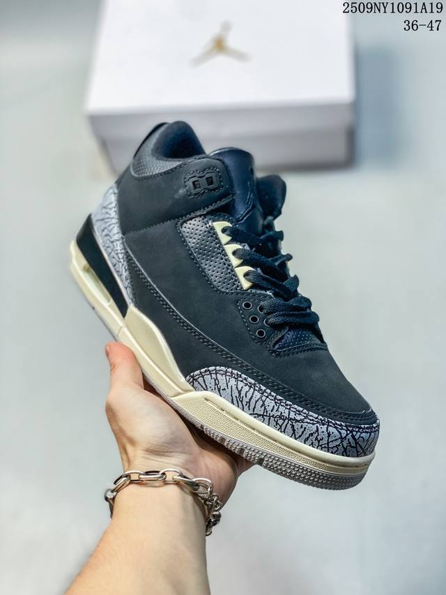 Air Jordan 3 Retro Michael Jordan Aj3 generation mid-top retro casual sports cul