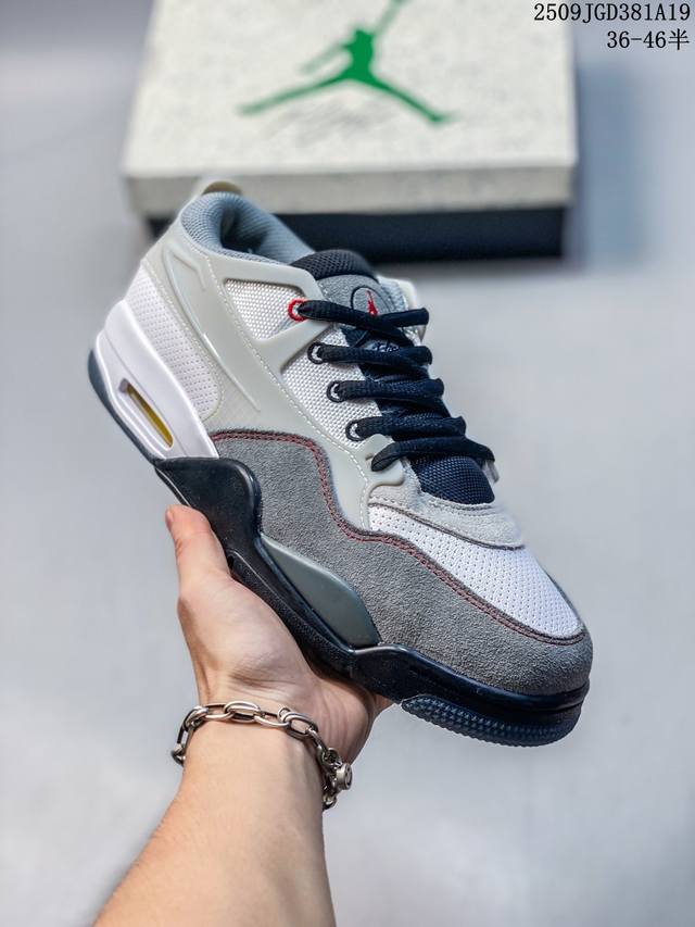 Air Jordan 4 Rm Grey Sail Reset Gray Aj4 Jordan 4th Generation Aj4 Joe 4 White P