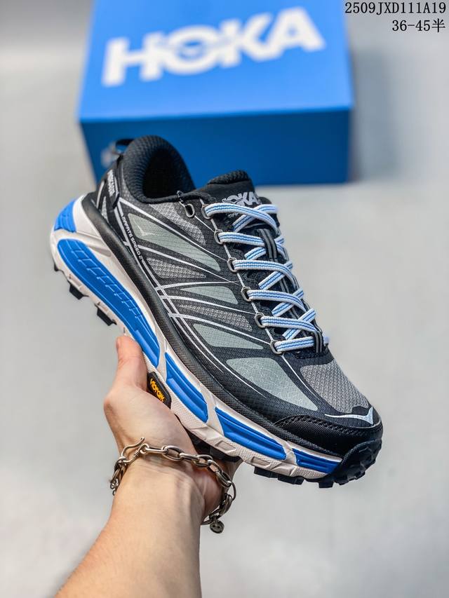 Authentic label with half size End. X Hoka One One Mafate Speed 2 Overland casu