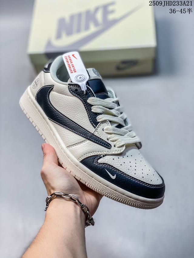 Jordan Nike Air Jordan 1 Low Custom Color Joe 1 Joint-High-end Customized Inver