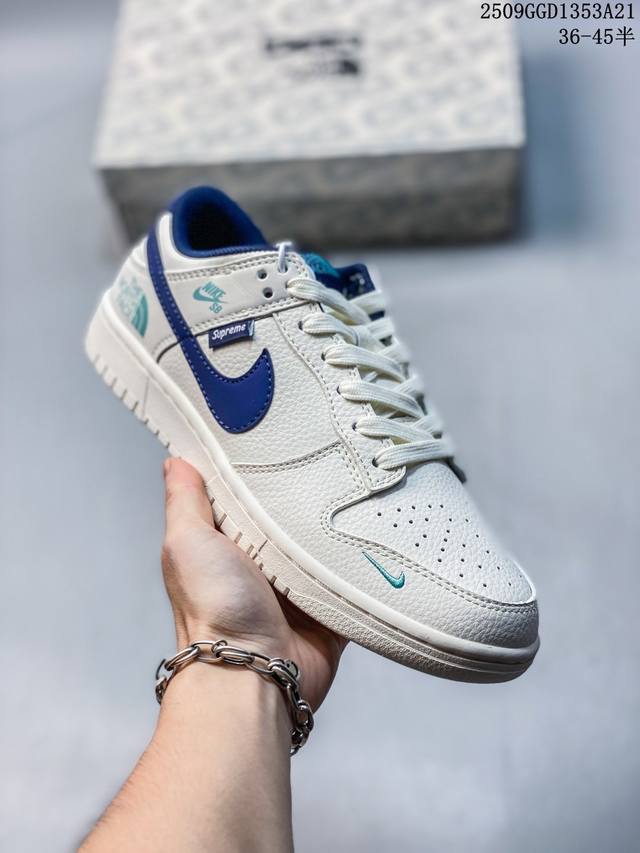 290 Overseas hit limited edition sale! Nike SB Dunk Low "Stussy co-branded beige
