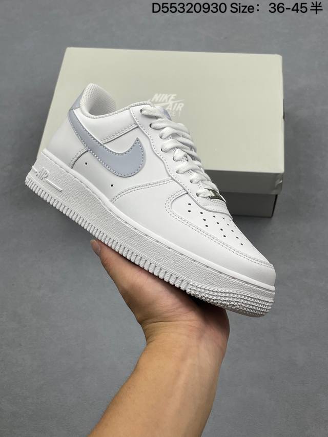 Nike Air Force 1 '07 Low Air Force One White Cushioned Shoes, a versatile low-t