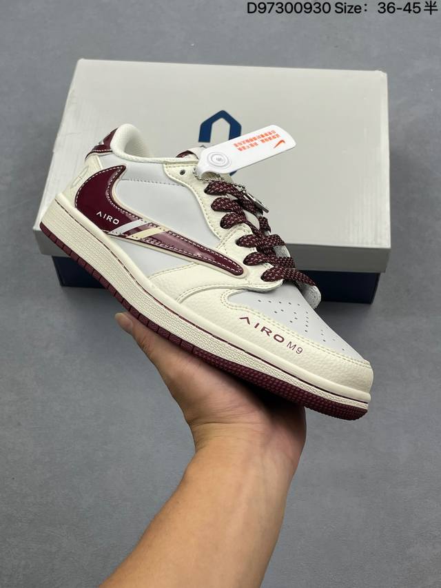 Fragment x Travis Scott x Stussy Air Jordan 1 Low three-party collaboration with