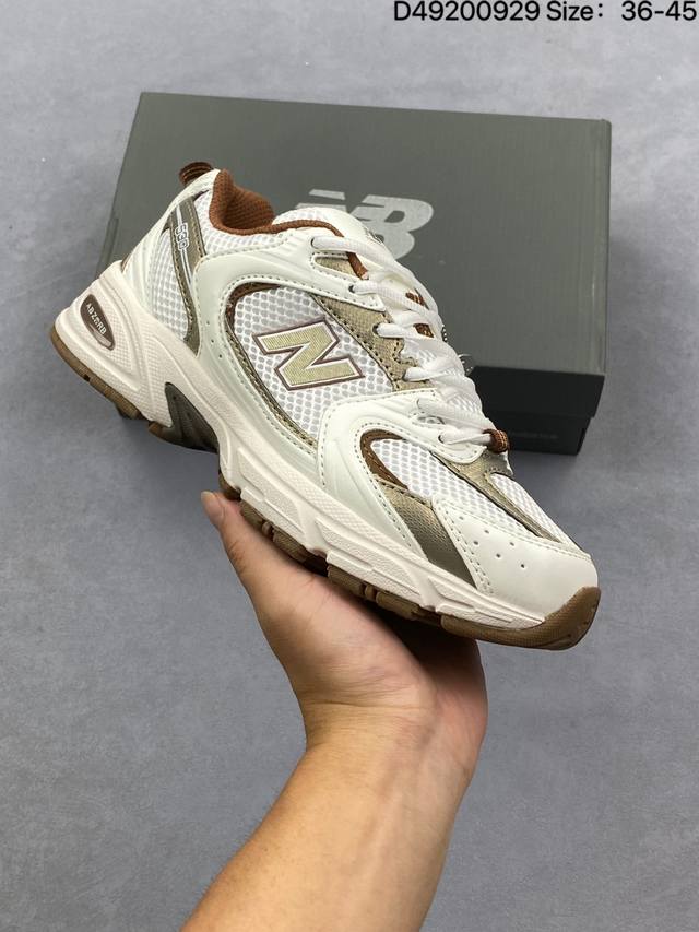 New Balance Mr530 series retro dad style mesh running casual sports shoes "blac
