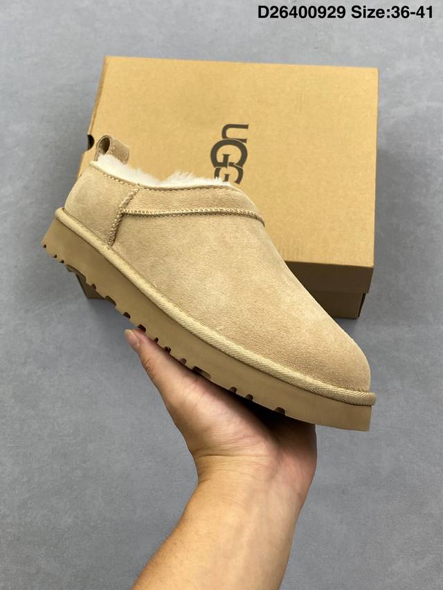 Ugg 11173891 Classic Ultra Mini Winter Fur Warm Snow Boots Fur Ankle Boots Size: