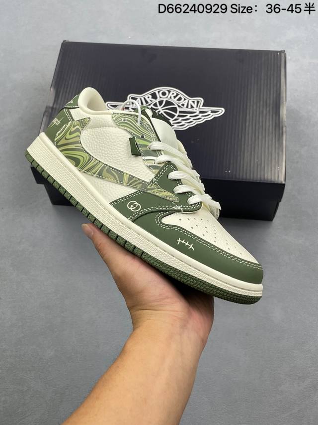 Aj1 Travis Scott X Air Jordan 1 "Reverse Mocha" Aj1 Joe 1 Ts Lightning joint inv
