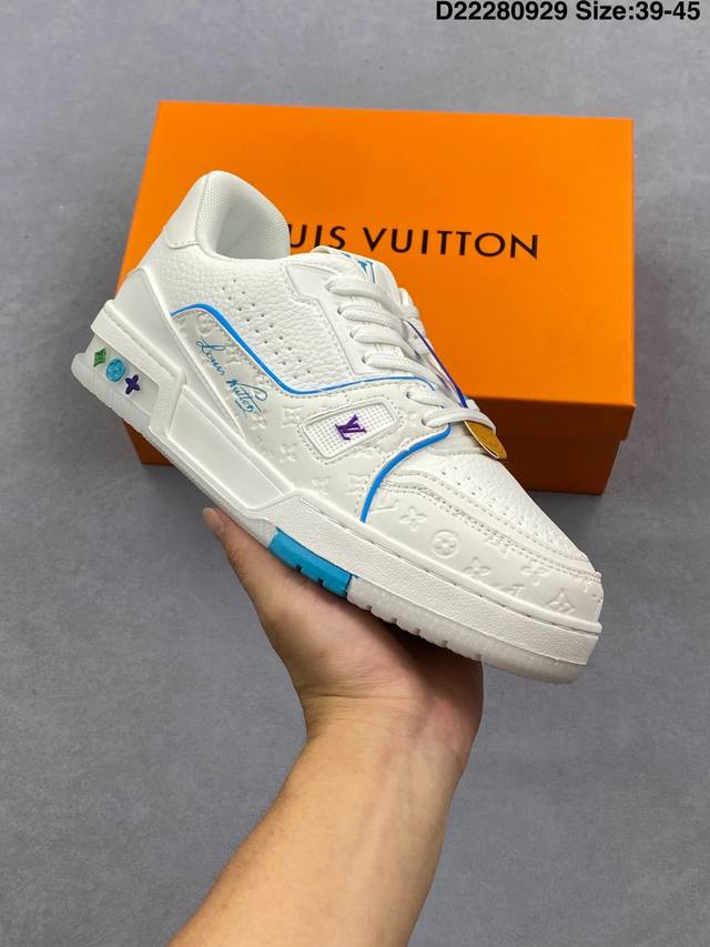 Genuine Louis Vuitton Trainer Sneaker Low Brand New Lv Louis Vuitton Casual Spo