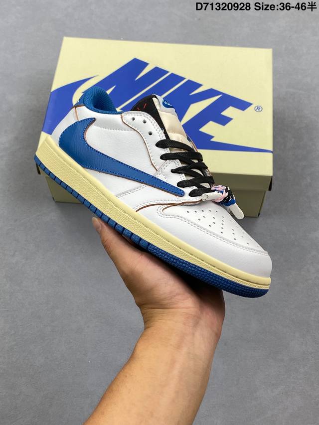 Aj1 Travis Scott X Air Jordan 1 "Reverse Mocha" Aj1 Joe 1 Ts Lightning joint inv