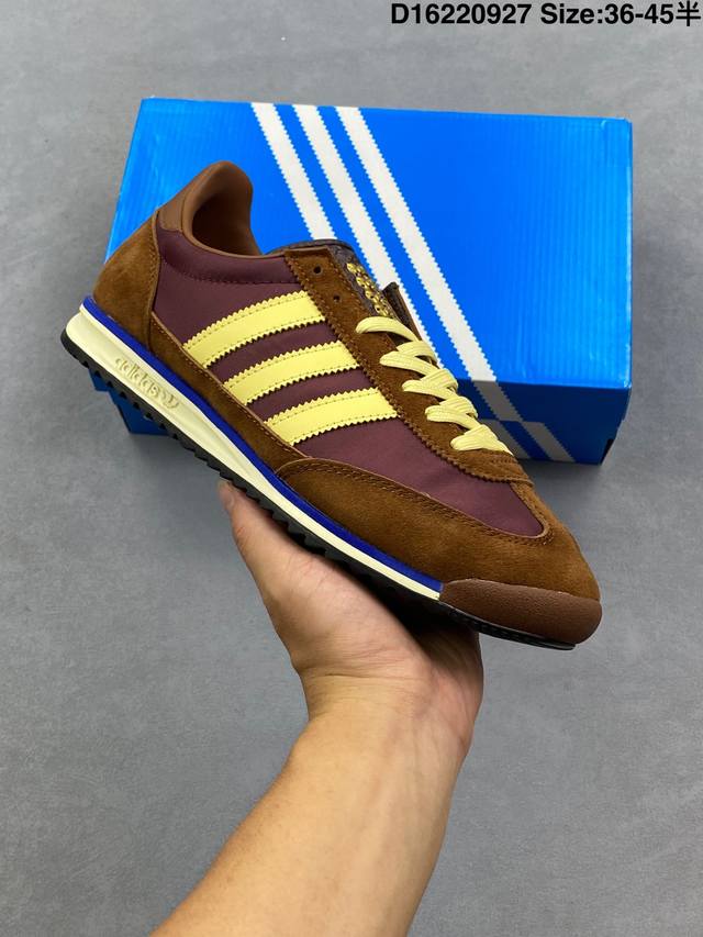 #Adidas Originals SL 72 Rs classic retro running shoes #This shoe features a com