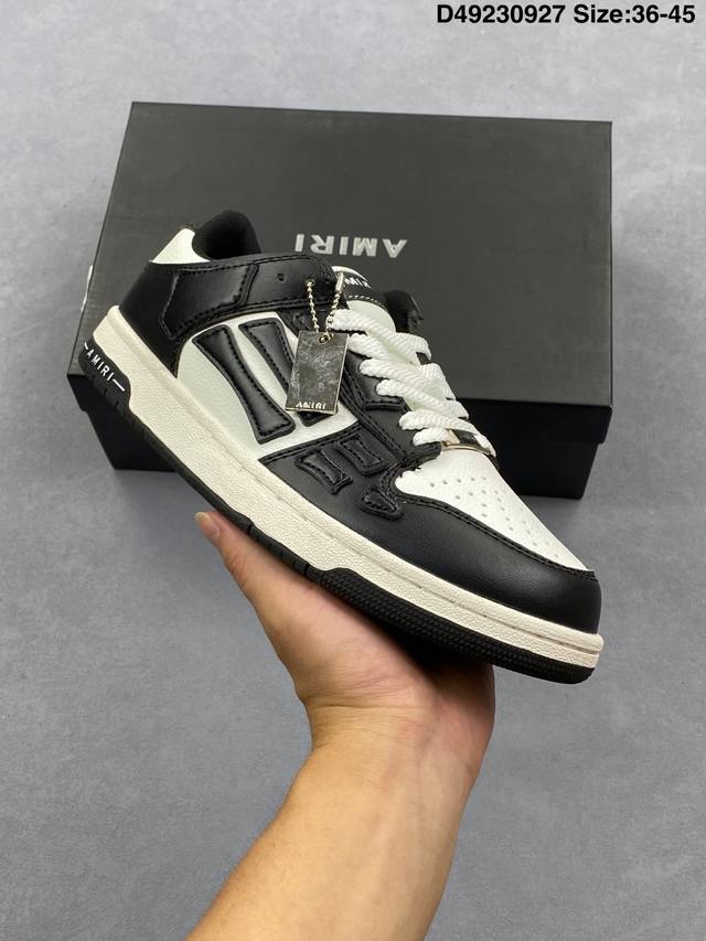Amiri Skeleton Low-Skel Top Sneakers, a trendy couples' shoe from the Skeleton s