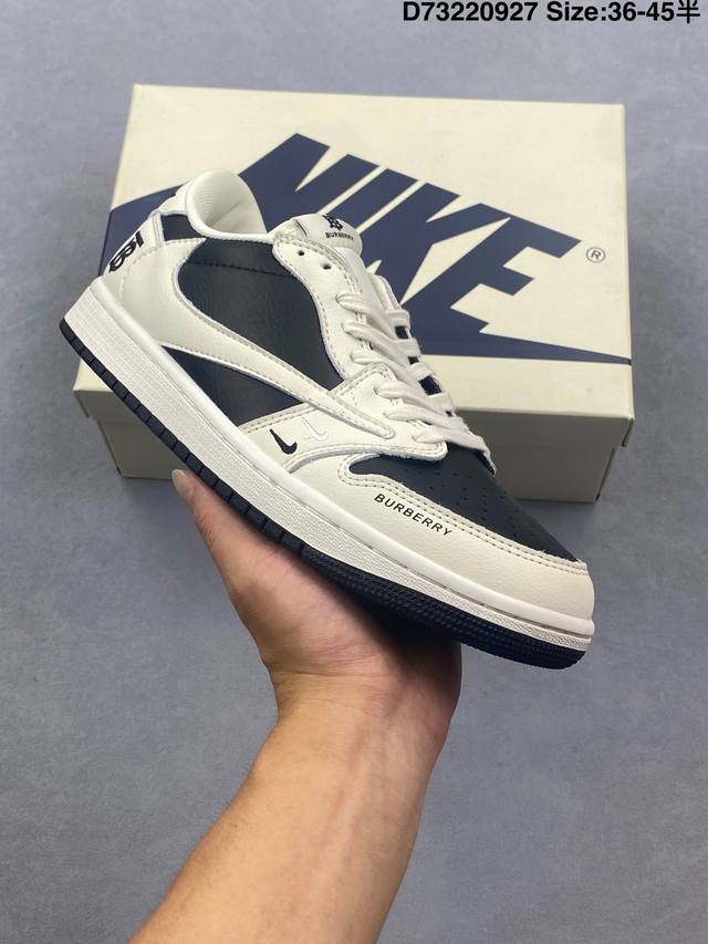 Authentic Nike Air Jordan 1 Low Og Sp Military Blue Aj1 Air Jordan 1 reverse toe