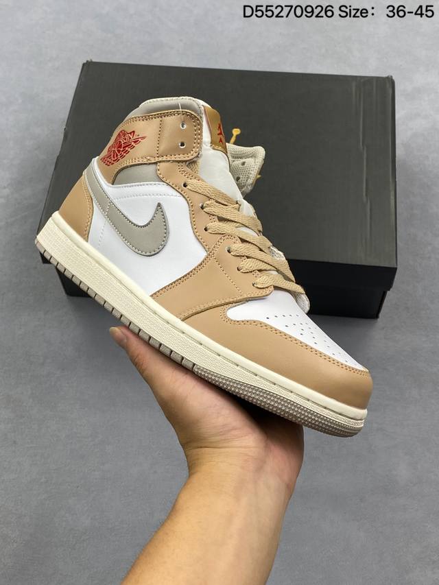 Company-level Nike Air Jordan 1 Retro Mid Aj1 Jordan Generation Mid-top Classic