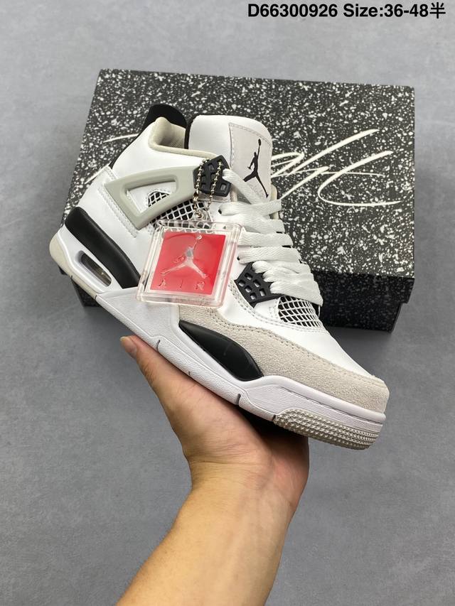 Nike Air Jordan 4 Retro Michael Jordan Aj4 generation mid-top retro casual spor