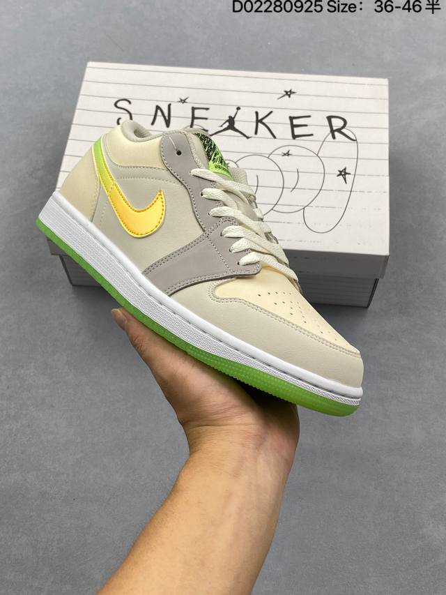 Company level: Nike Air Jordan 1 Low Aj1 Joe 1 low-top casual sneakers synchroni