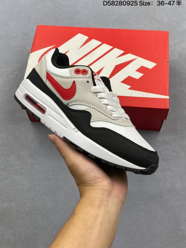 The Nike Air Max 1 PRM Air Cushioned Running Shoe for Men and Women is a retro,