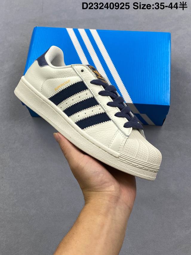 Company-level Adidas Originals Superstar Adidas trefoil shell head series low-t