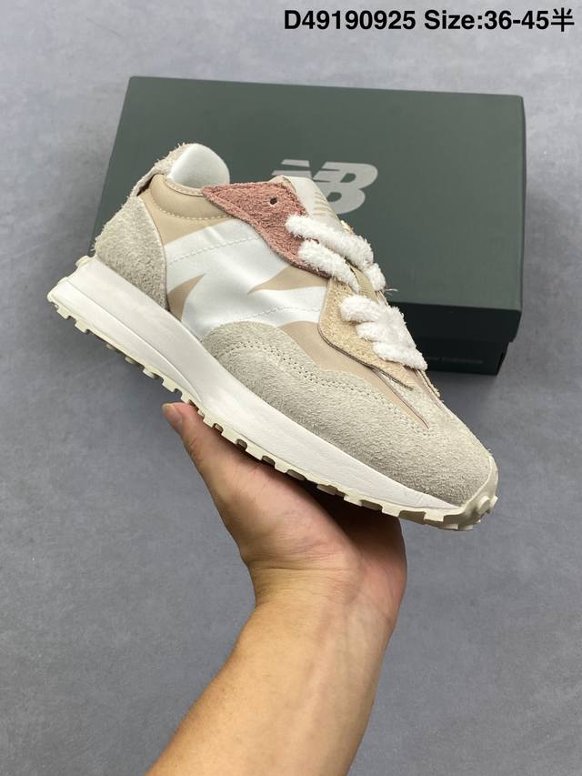 New Balance Ms327 retro casual sports jogging shoes are designed in a purer retr