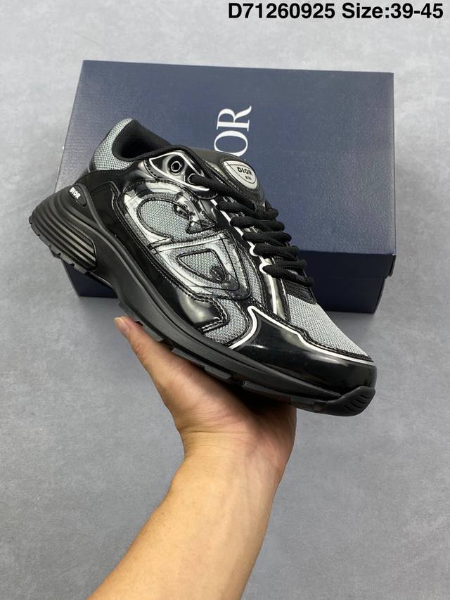 Dior Homme high-end brand classic retro dad shoes with exaggerated streamlined s