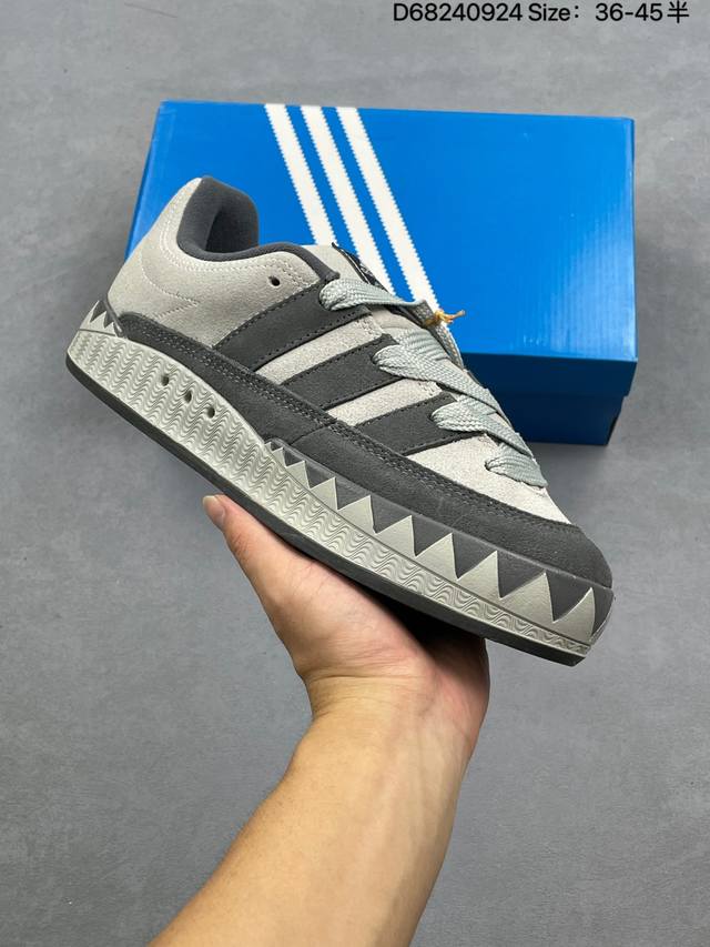 Ad The Adimatic Low Matic series of low-top retro shark loafers, sporty and casu