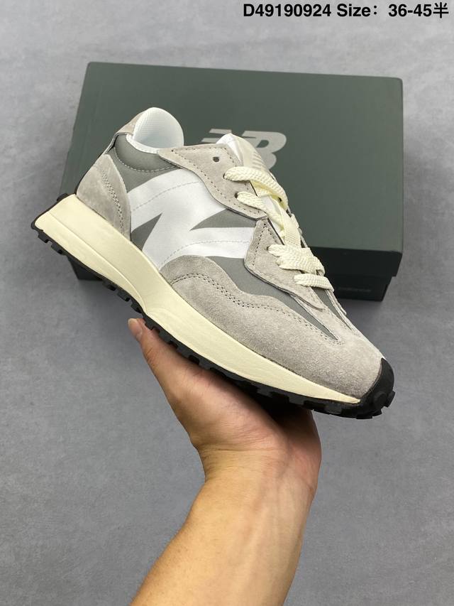 The New Balance Ms27 retro casual sports jogging shoes are designed in a more pu