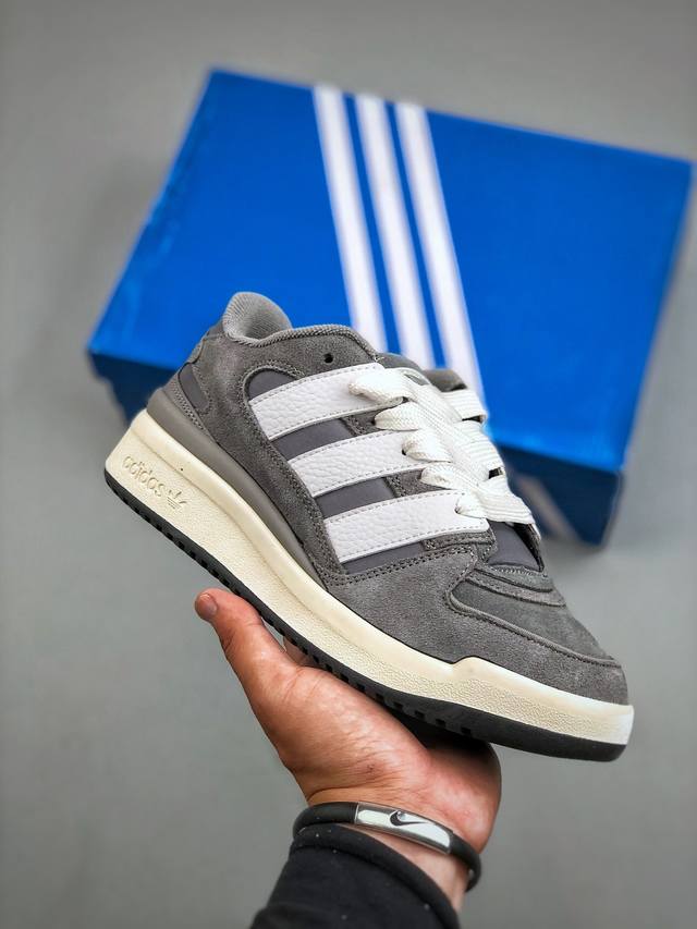 Adidas Originals Forum 2000 Trefoil low-top retro trend casual loafersA timeless