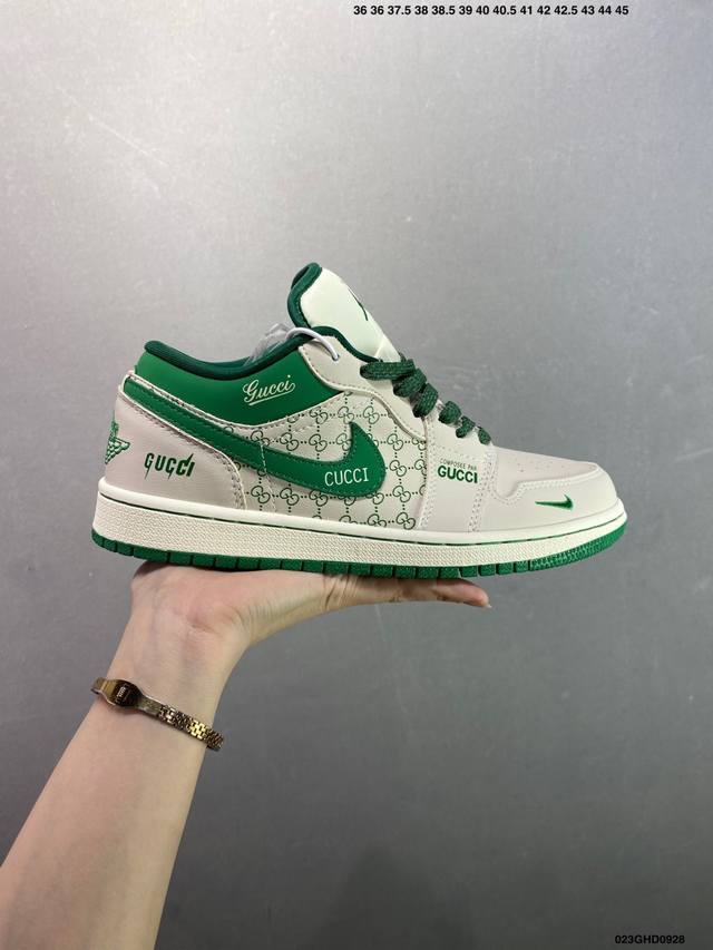 Company-level Air Jordan Aj1 Low series custom color matching Wg8850-012 Origin