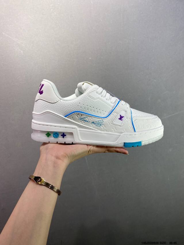 Louis Vuitton LV Louis Vuitton sneakers New LV Trainer sneakers in the latest co