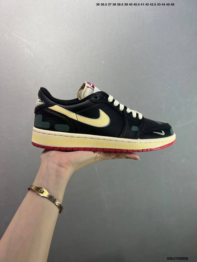 Company-level Nike Air Jordan 1 X Travis Scott Aj1 inverted hook Joe One inverte