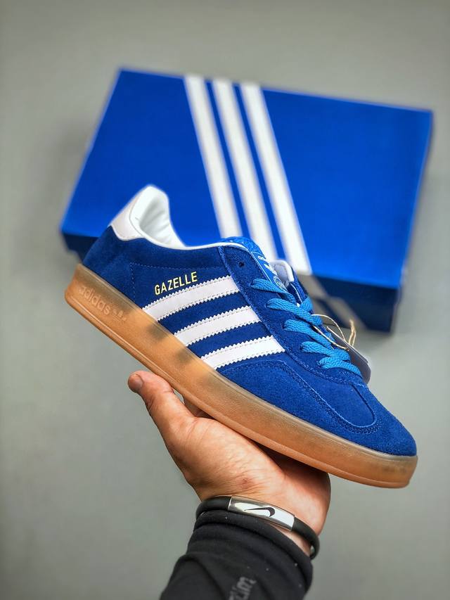 Adidas Originals Gazelle Indoor Trefoil Casual Non-Slip Durable Low-Top Sneakers