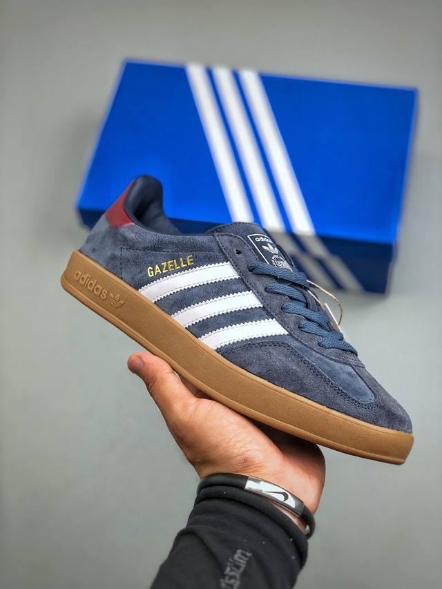 Adidas Originals Gazelle Indoor Trefoil Casual Non-Slip Durable Low-Top Sneakers