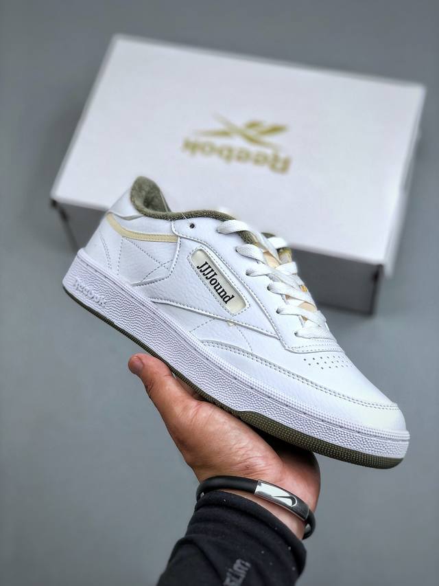 Jjjjound x Reebok Club C lightweight and durable low-top sneakers Sizes: 36-46 H