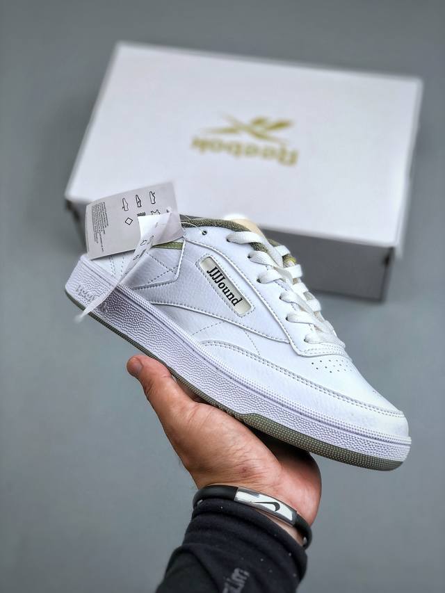 Jjjjound x Reebok Club C lightweight and durable low-top sneakers Sizes: 36-46 H