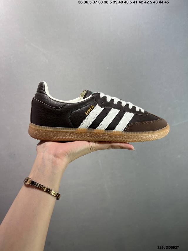 Genuine label Adidas Originals Wb pony Tonal Samba Og Samba series gentleman Ger