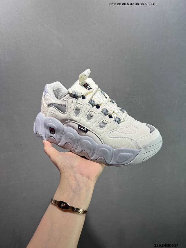Fila Croissant Shoes Series Daddy Style Height Increase Retro Neutral Casual Spo